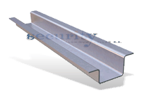 DURO-STEEL Dry-Wall Ceiling Perimeter Profile with Recess
