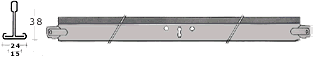 Safe-Lock T-Grid Suspension system Secondary Cross T-Profiles