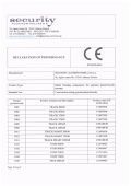 Security Aluminum Hellas SA have Declaration of Performance for production of dry-wall profiles according to the specifications for standard ΕΝ 14195 of the European Standardization Committee.