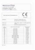 Security Aluminum Hellas SA have Declaration of Performance for production of dry-wall profiles according to the specifications for standard ΕΝ 14195 of the European Standardization Committee.